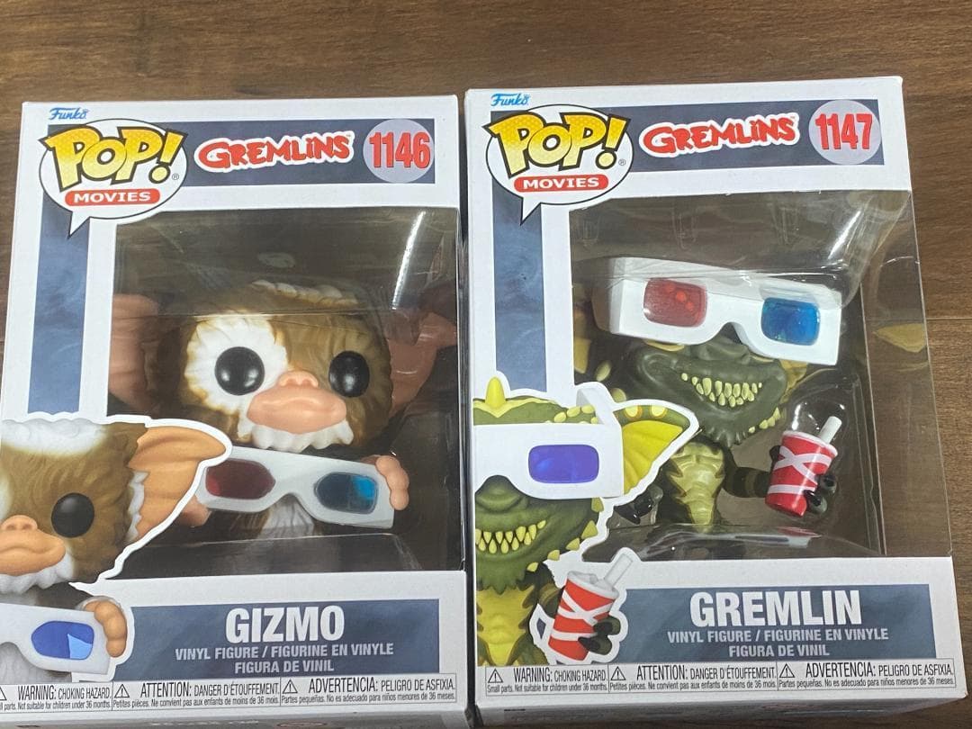 グレムリン　ギズモ　ストライプ　2体セット　フィギュア　FUNKO　POP