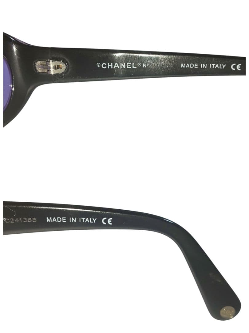 CHANEL ヴィンテージ サングラス ココマーク イタリア製 パープル