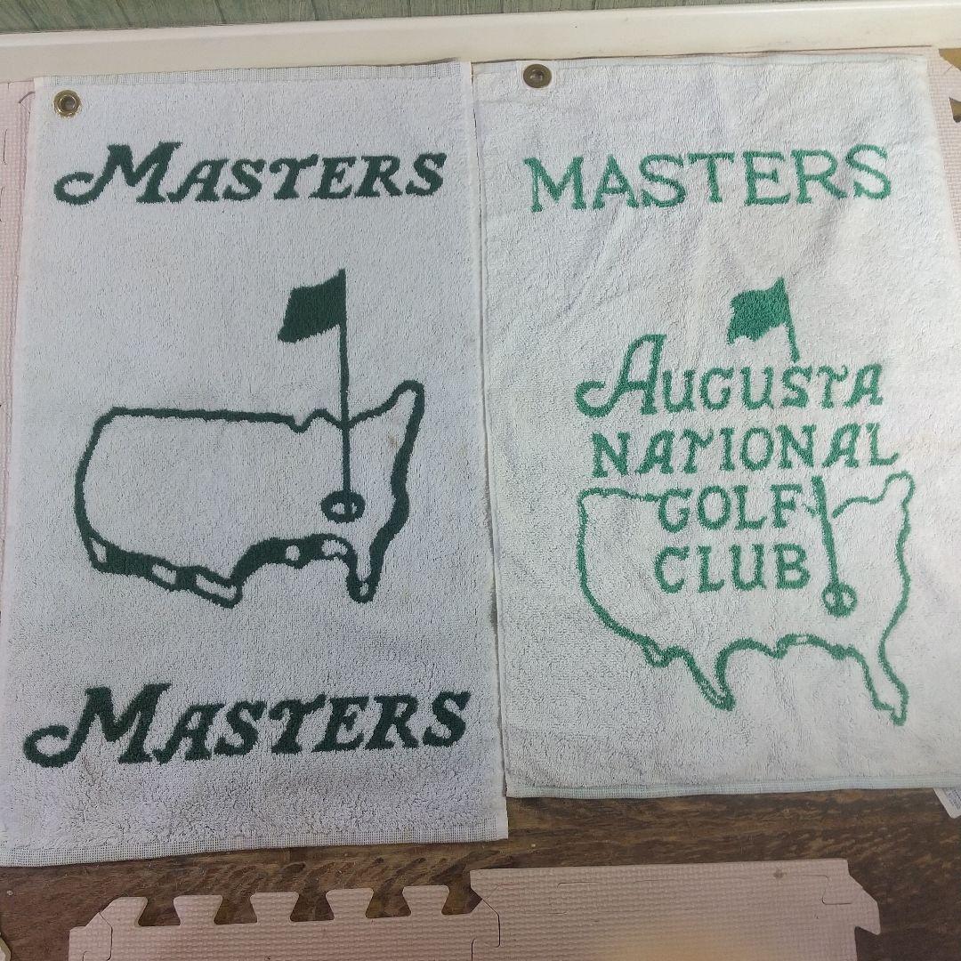 Masters ゴルフバッグタグ✕３個 オマケ付き(マスターズタオル2枚)