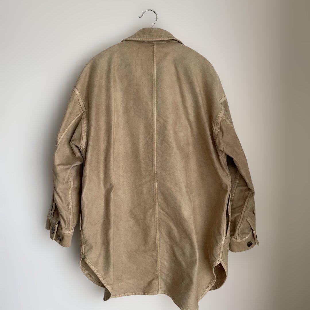 nest Robe ネストローブコットンモールスキンビッグシャツジャケット