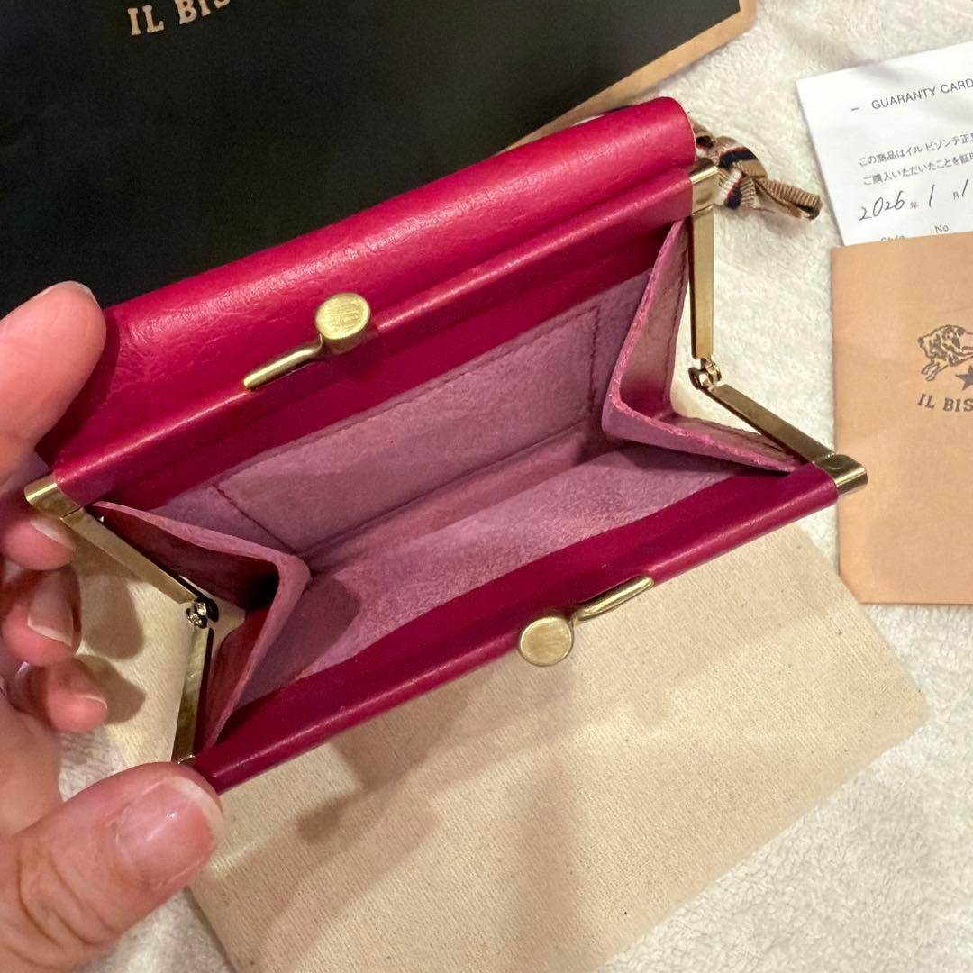 新品未使用　イルビゾンテ　がま口財布　限定