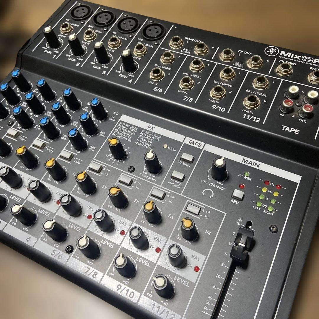 MIX12FX アナログミキサー 12チャンネル