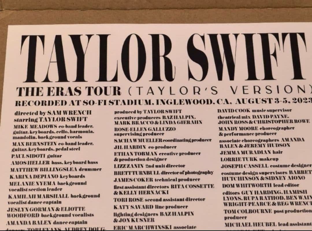洋楽 Taylor Swift The Eras Tour All3Act Vinyl