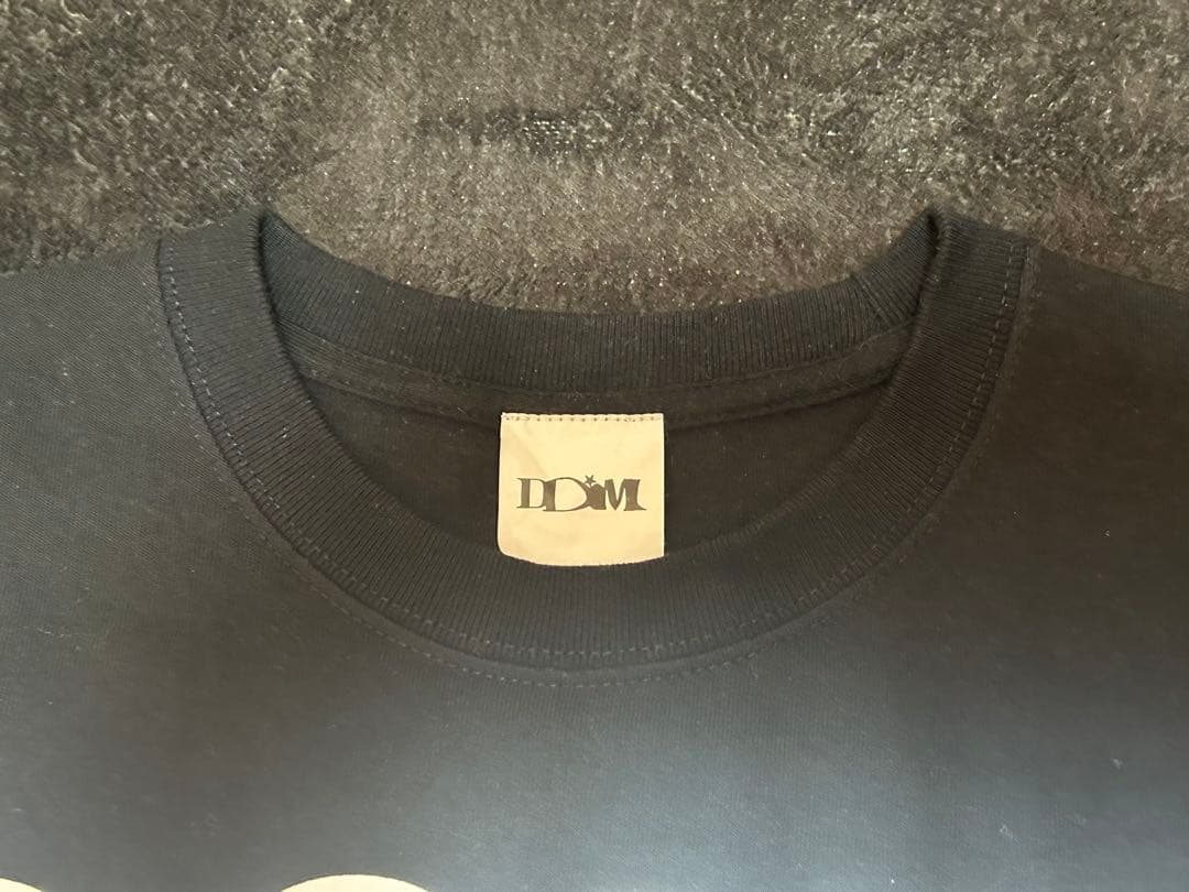 DDIM 文字Tシャツ ブラック sサイズ