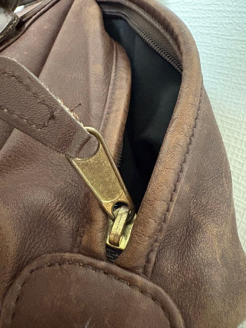 COACH オールドコーチ　米国製ボストンバッグ0502ダークブラウン