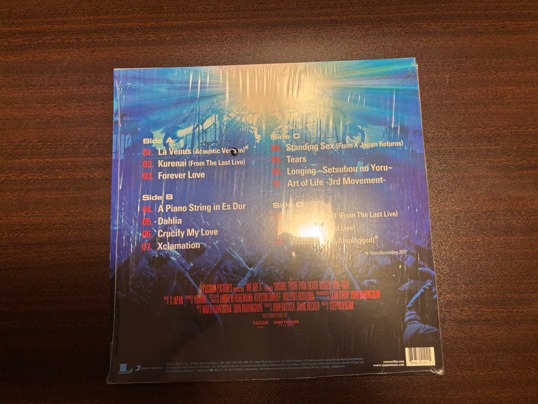 WE ARE X レコード盤