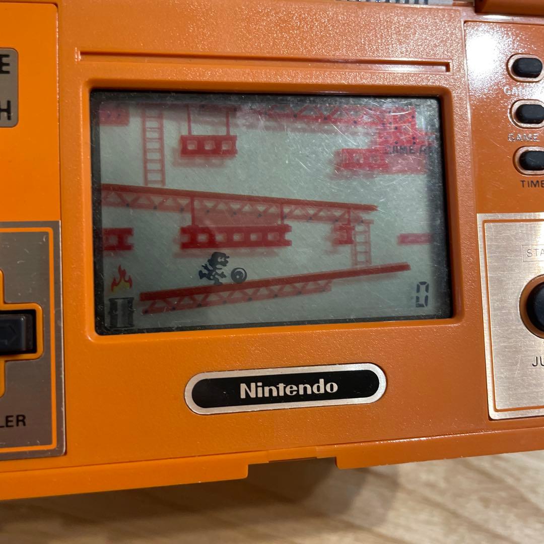 【動作品】Nintendoゲーム&ウォッチ　ドンキーコング電池カバーなし電池付き