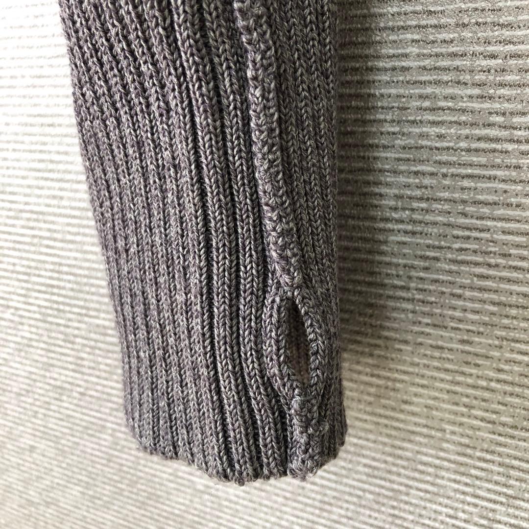 未使用品THESHINZONE LONG RIB CARDIGAN F グレー