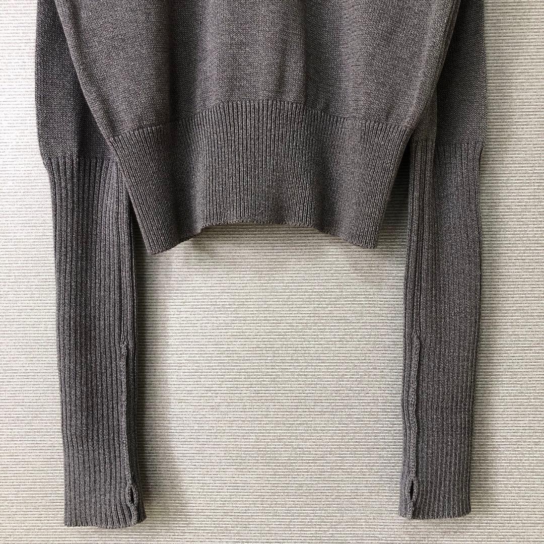 未使用品THESHINZONE LONG RIB CARDIGAN F グレー
