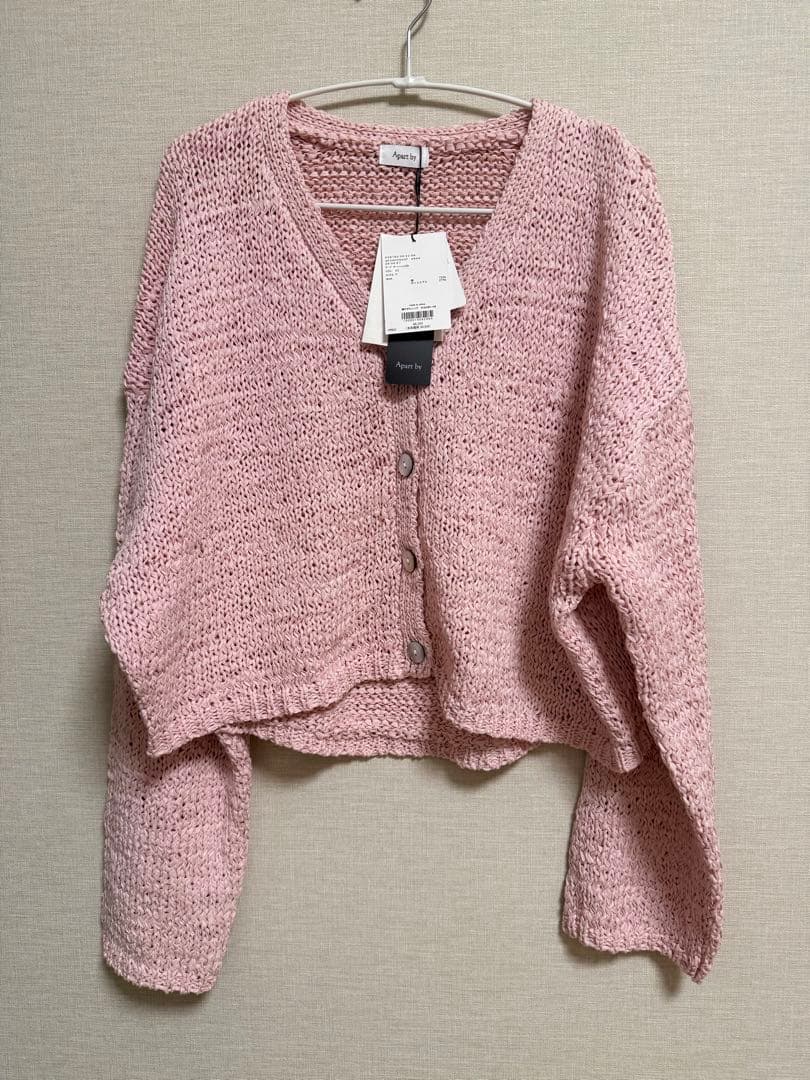 ★新品値札あり★A part byテープヤーンニットカーディガン2026SS
