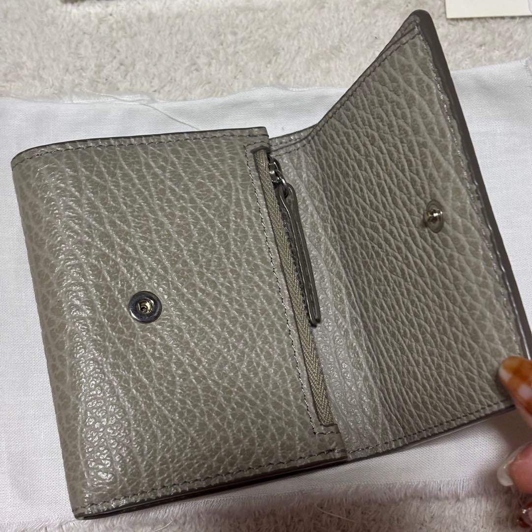 メゾンマルジェラ 財布 三つ折財布 Maison margiela ベージュ