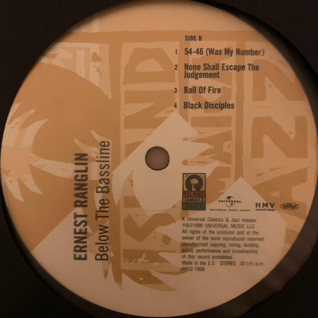 洋楽 Ernest Ranglin - Below The Bassline