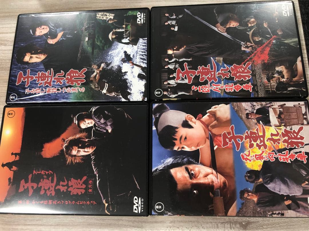 子連れ狼 DVD-BOX 冥府魔道の巻、二河白道の巻　各4枚組2BOXセット