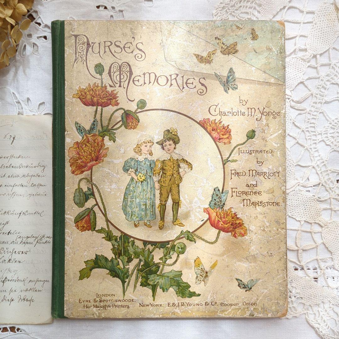 稀少1888アンティーク絵本 児童書 洋書古書 ヴィクトリアン 初版本 イギリス