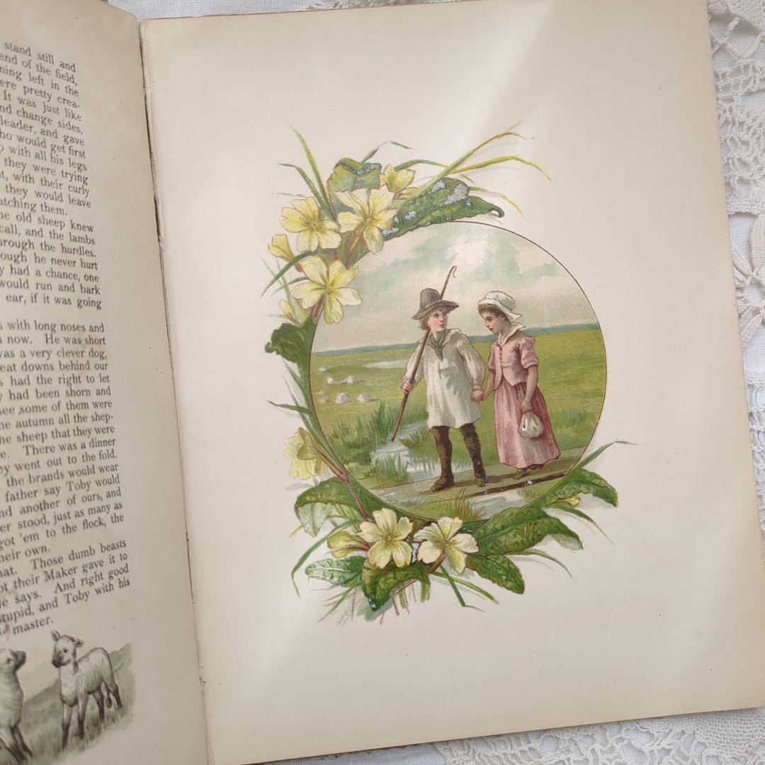稀少1888アンティーク絵本 児童書 洋書古書 ヴィクトリアン 初版本 イギリス