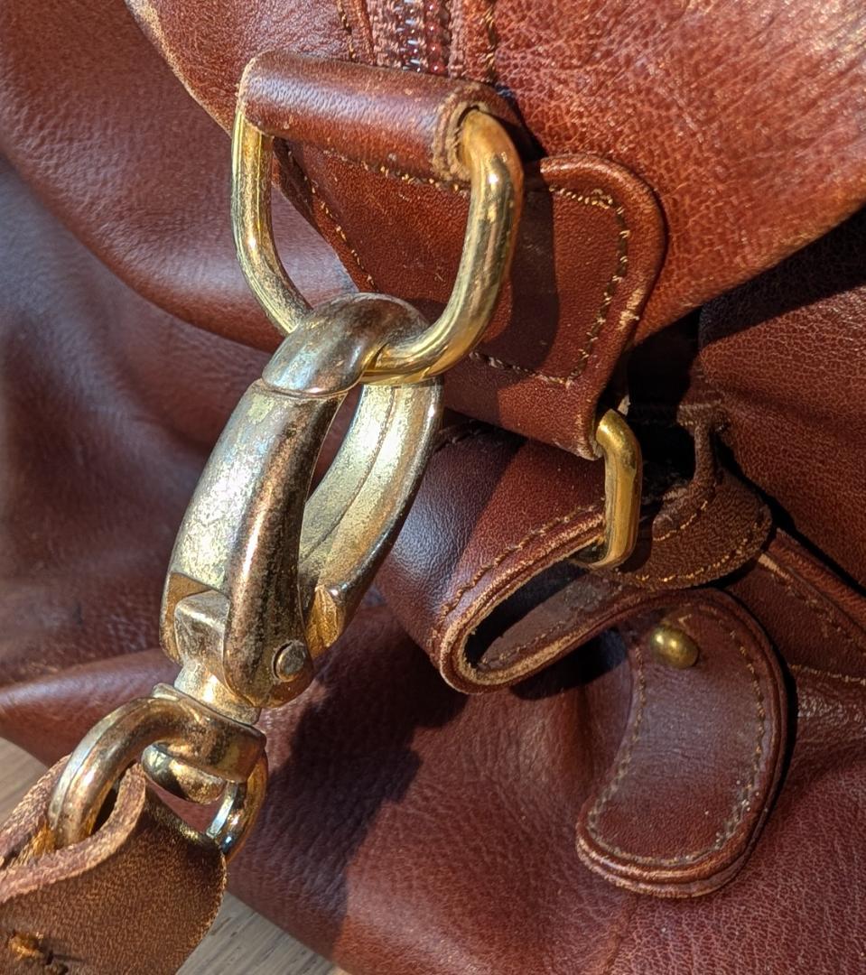 希少 ヴィンテージ Delsey レザー ボストンバッグ 本革 大型 風合い有