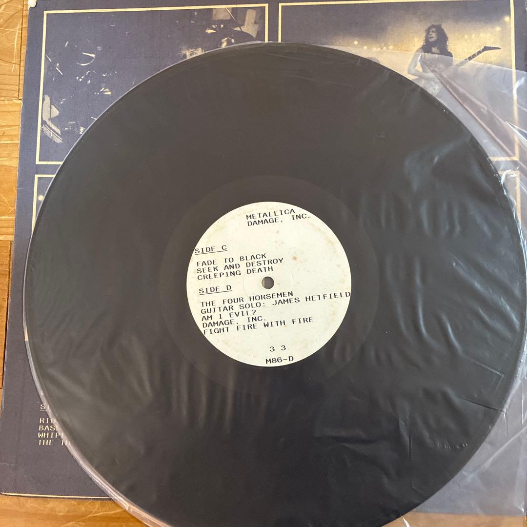 llica Damage Inc. 1986年ツアー LPレコード