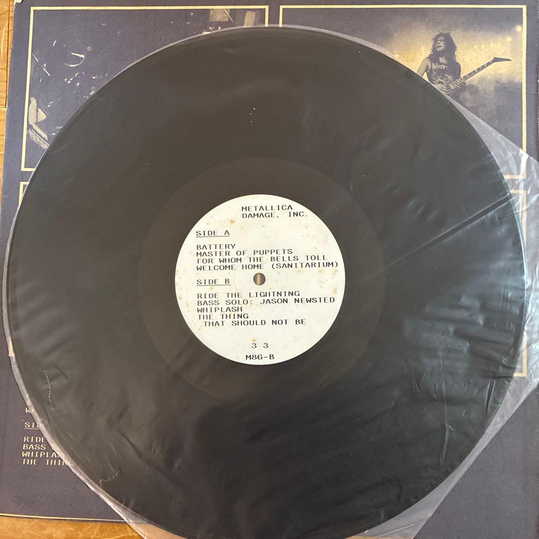 llica Damage Inc. 1986年ツアー LPレコード