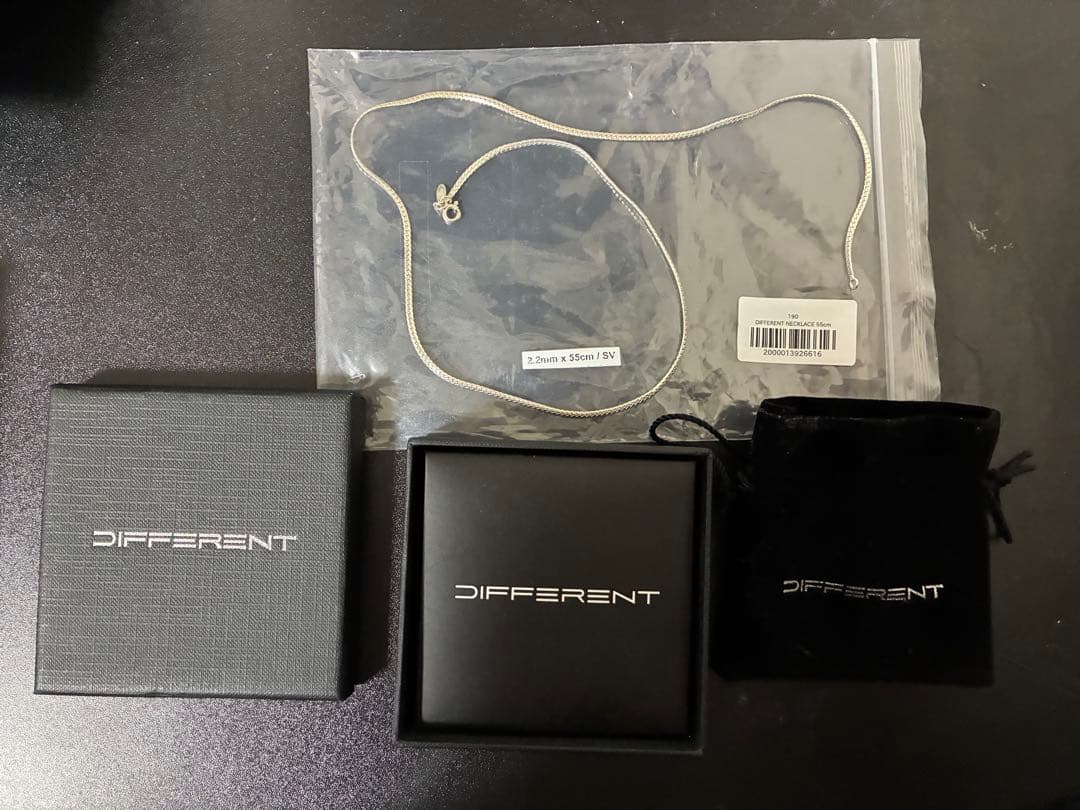 DIFFERENTネックレス55cm