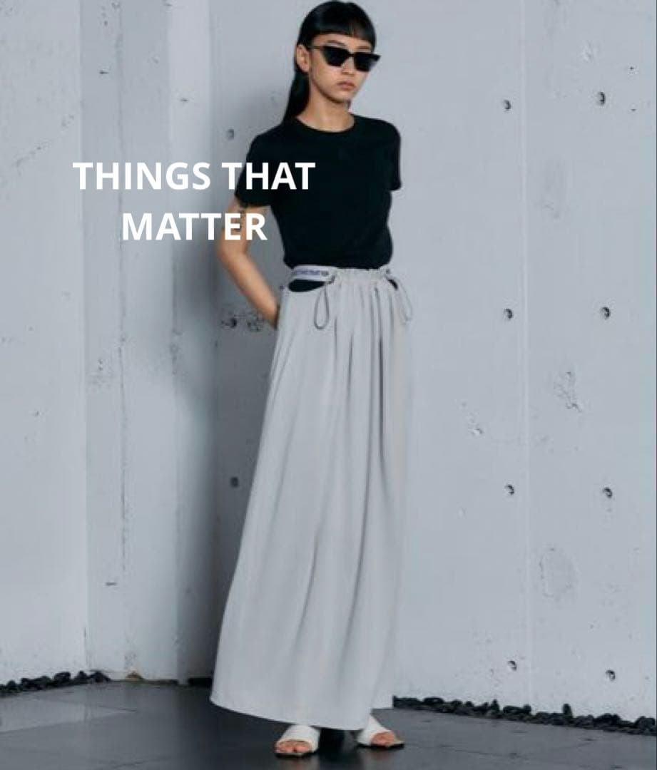 スカート THINGS THAT MATTER/CUTTING NARROW SKIRT