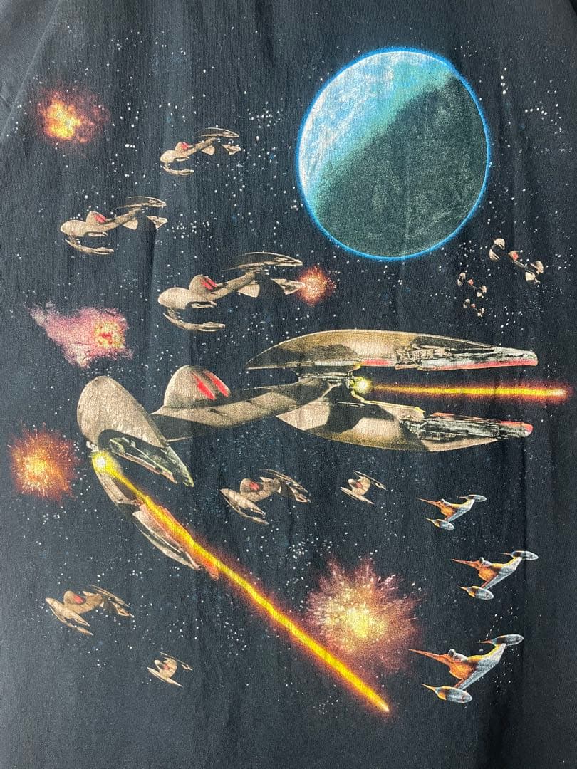 90s USA製ヴィンテージ　スターウォーズ　シングルステッチ　Tシャツ　黒XL