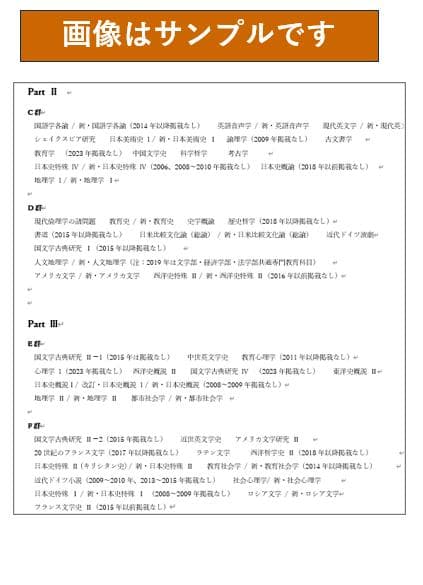 【B2】慶應通信科目試験　過去問　文学部専門科目　2006~2023年　15年分