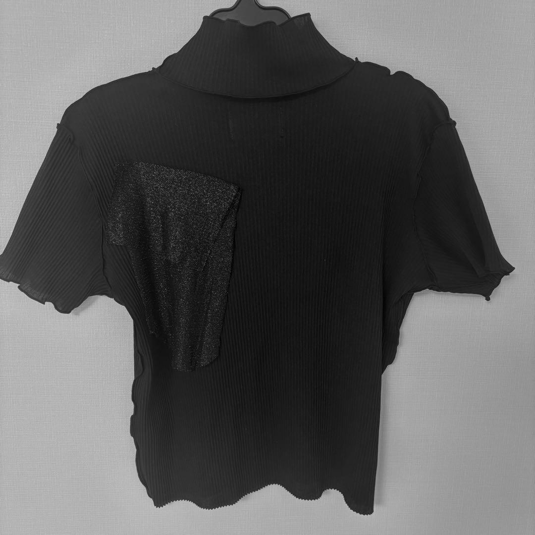 コトハヨコザワstudious 別注 Glitter high neck top
