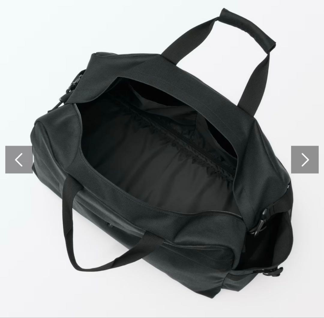 新品　無印　撥水ボストンバッグ