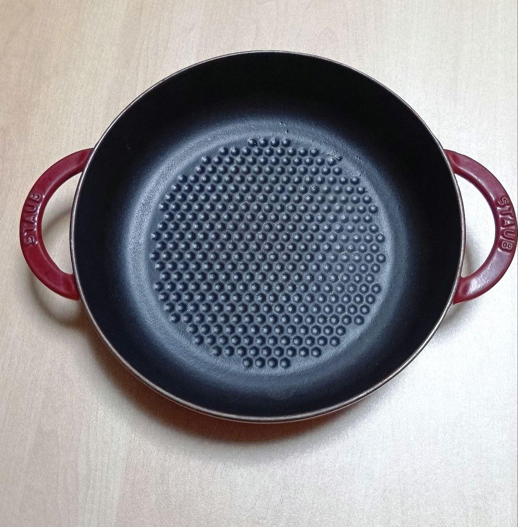 staub ニダベイユソテーパン 24cm 蓋なし