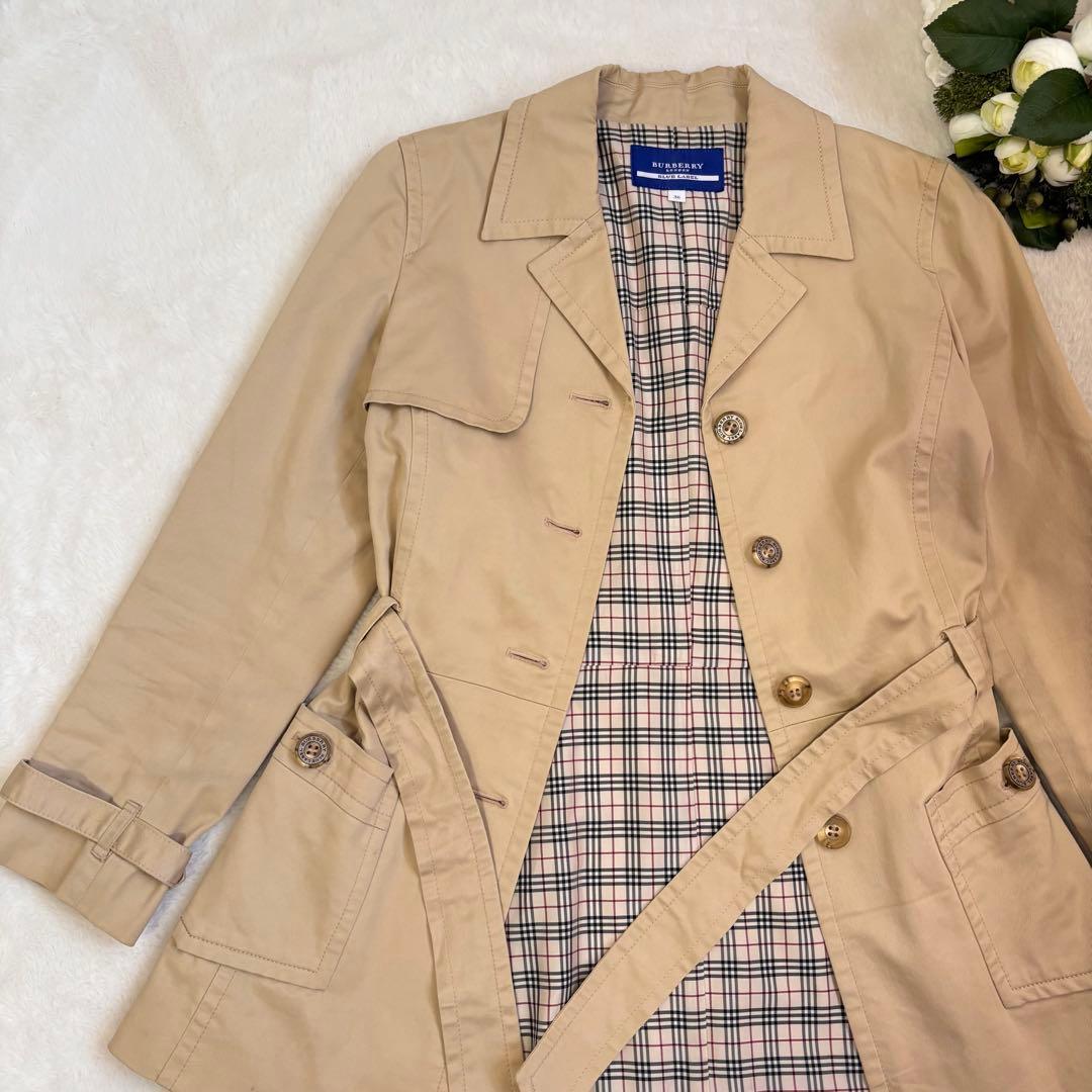 Burberry Blue Label トレンチコート ベージュ ノバチェック