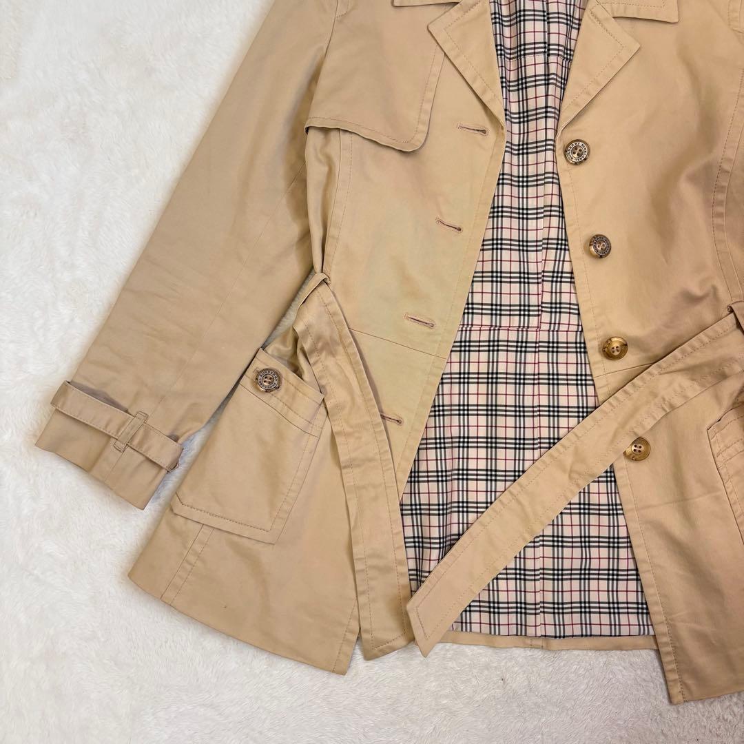 Burberry Blue Label トレンチコート ベージュ ノバチェック