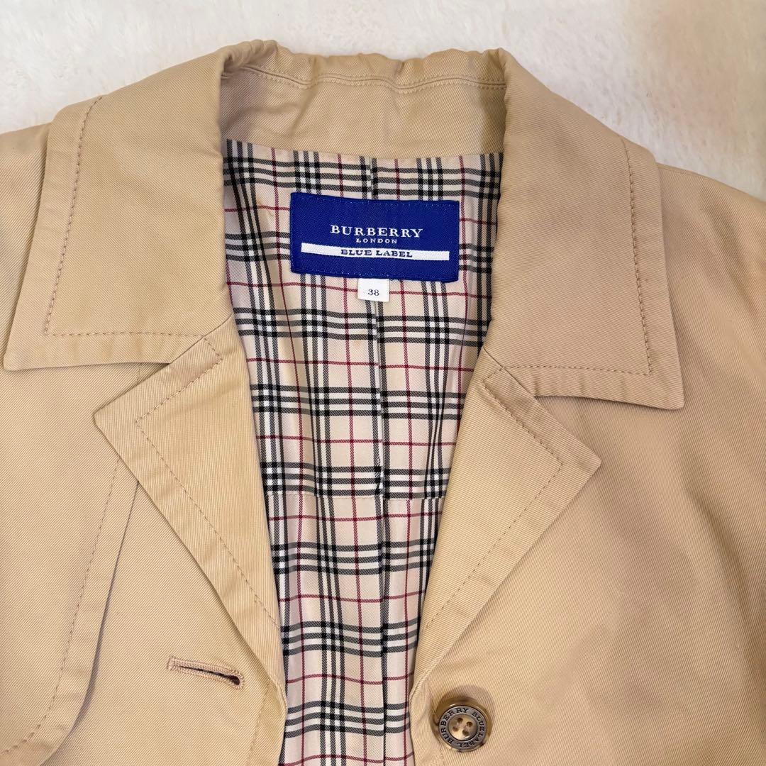 Burberry Blue Label トレンチコート ベージュ ノバチェック