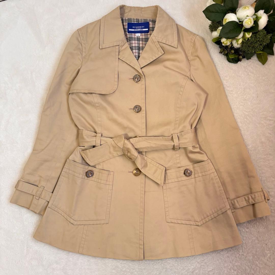 Burberry Blue Label トレンチコート ベージュ ノバチェック