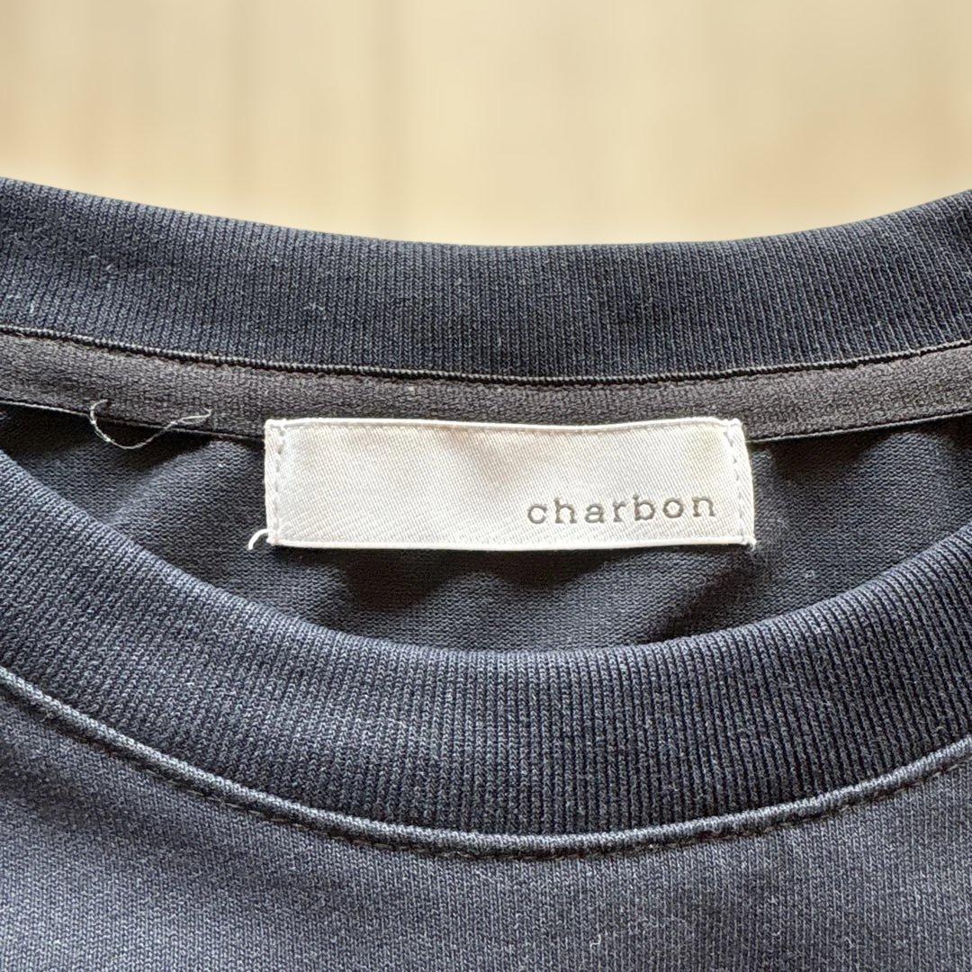 charbon ロゴ Tシャツ