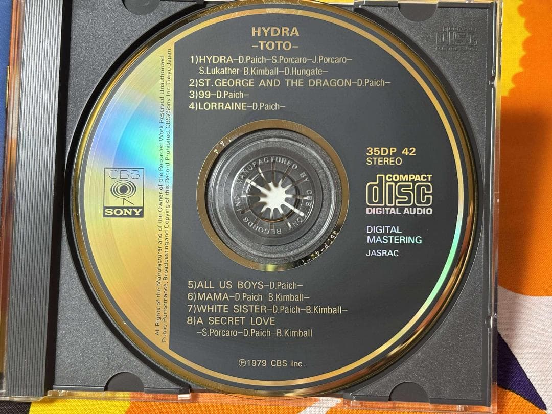 Toto Hydra CD 金レーベル 35DP