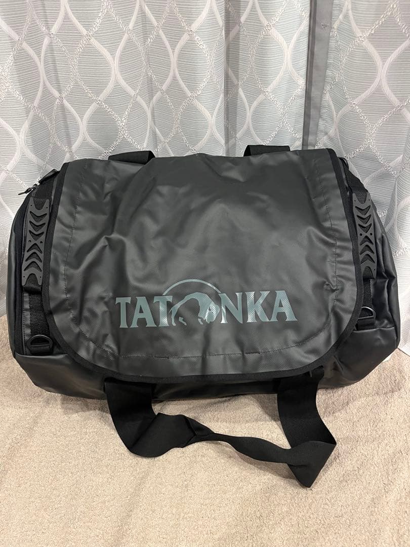 《美品》 TATONKA 3WAY ダッフルバッグ BARREL M ブラック