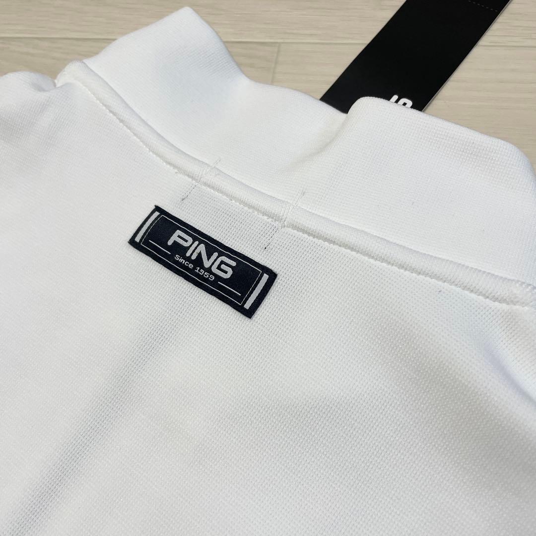 PING ゴルフ 長袖シャツ 秋 冬 24FWハーフジップ ハイネック シャツ