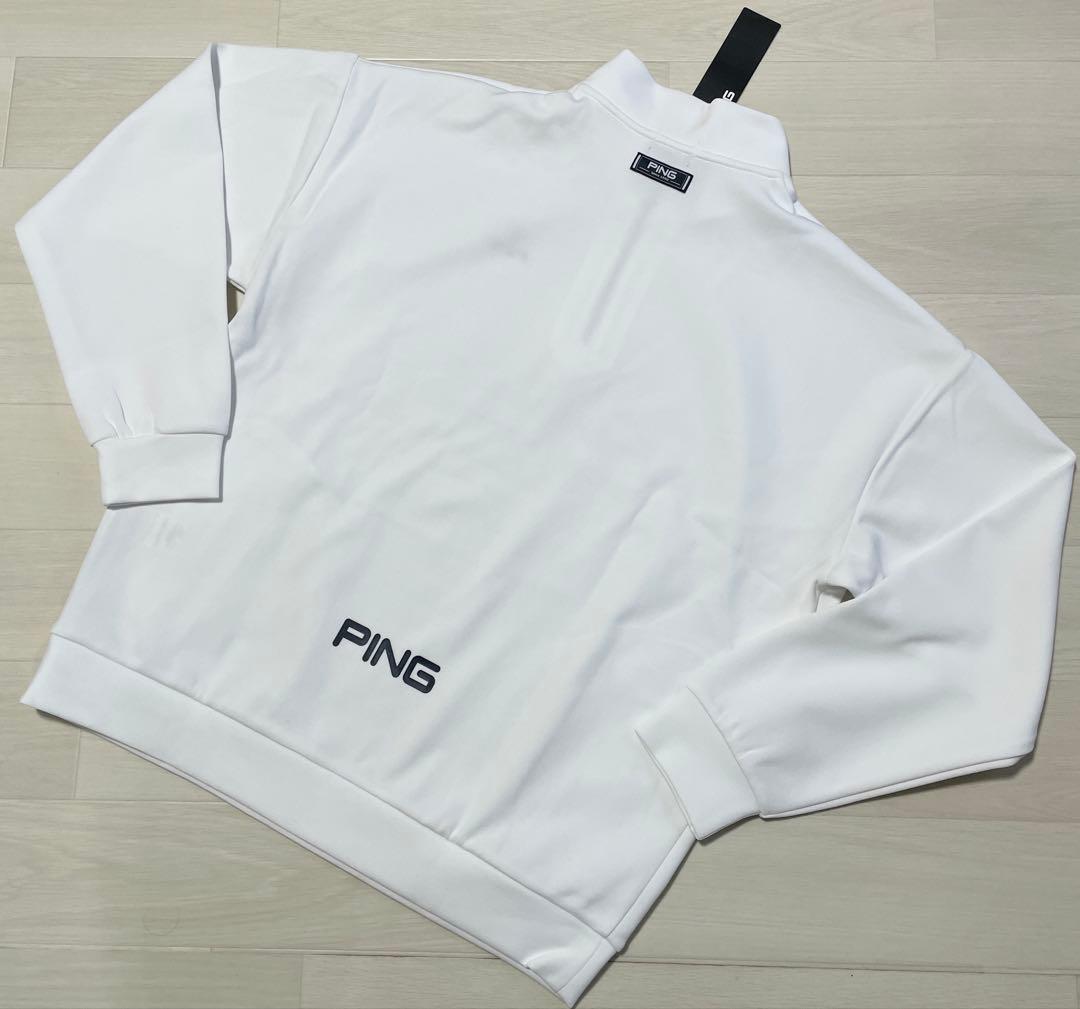 PING ゴルフ 長袖シャツ 秋 冬 24FWハーフジップ ハイネック シャツ