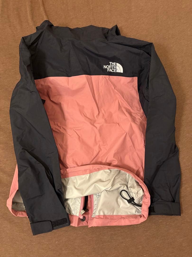 THE NORTH FACE レインコートパンツ　くすみピンクブラック130cm