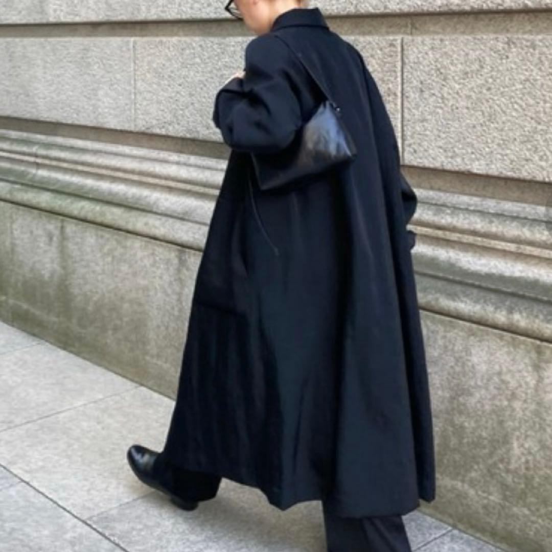 s*i様 enof twill long coat Mサイズ　ブラック