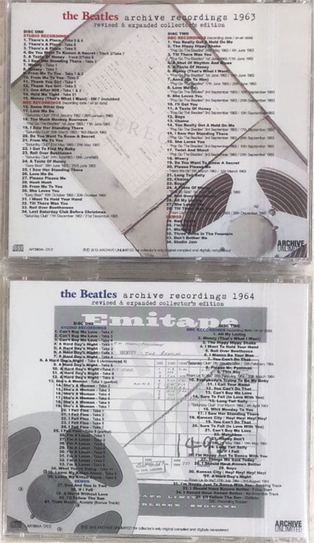 洋楽 The Beatles/archive recordings 1963 & 64