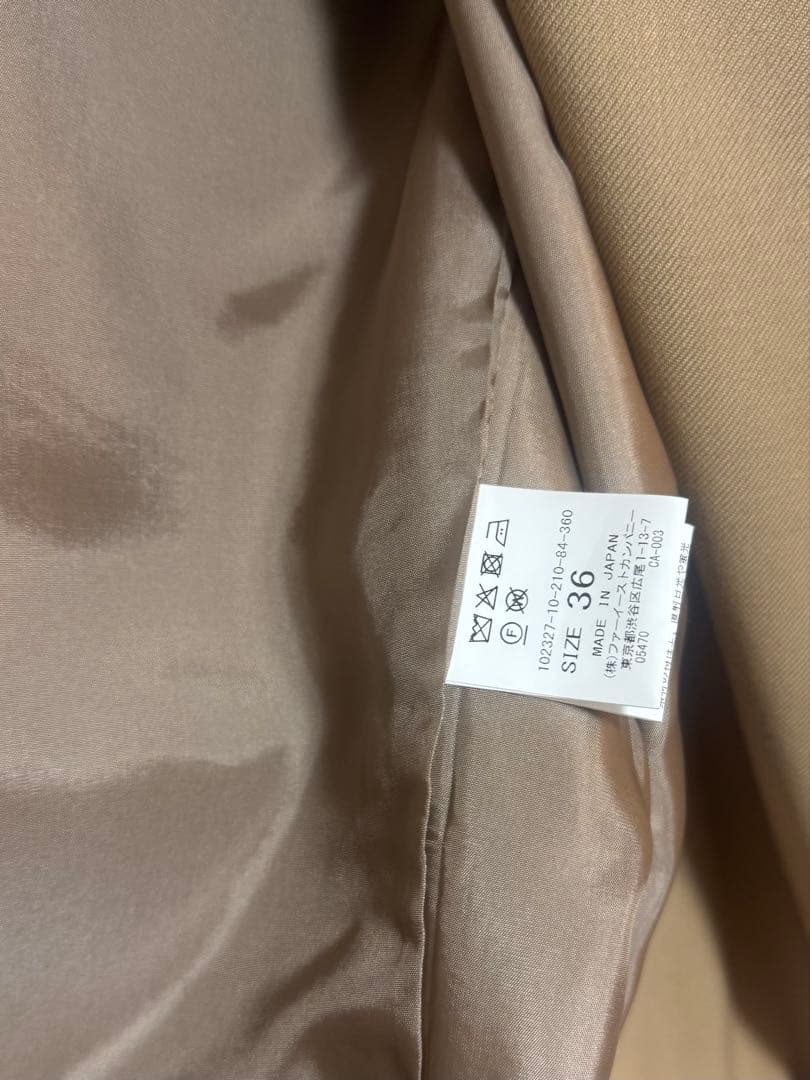 ANAYI アナイウールツイルストレッチダブル ジャケット　36