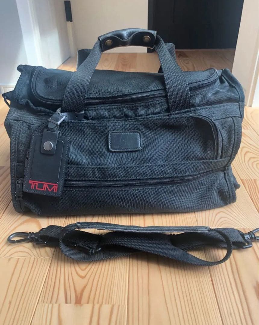 TUMI made in USA/トゥミ ボストンバッグ 純正ストラップ付