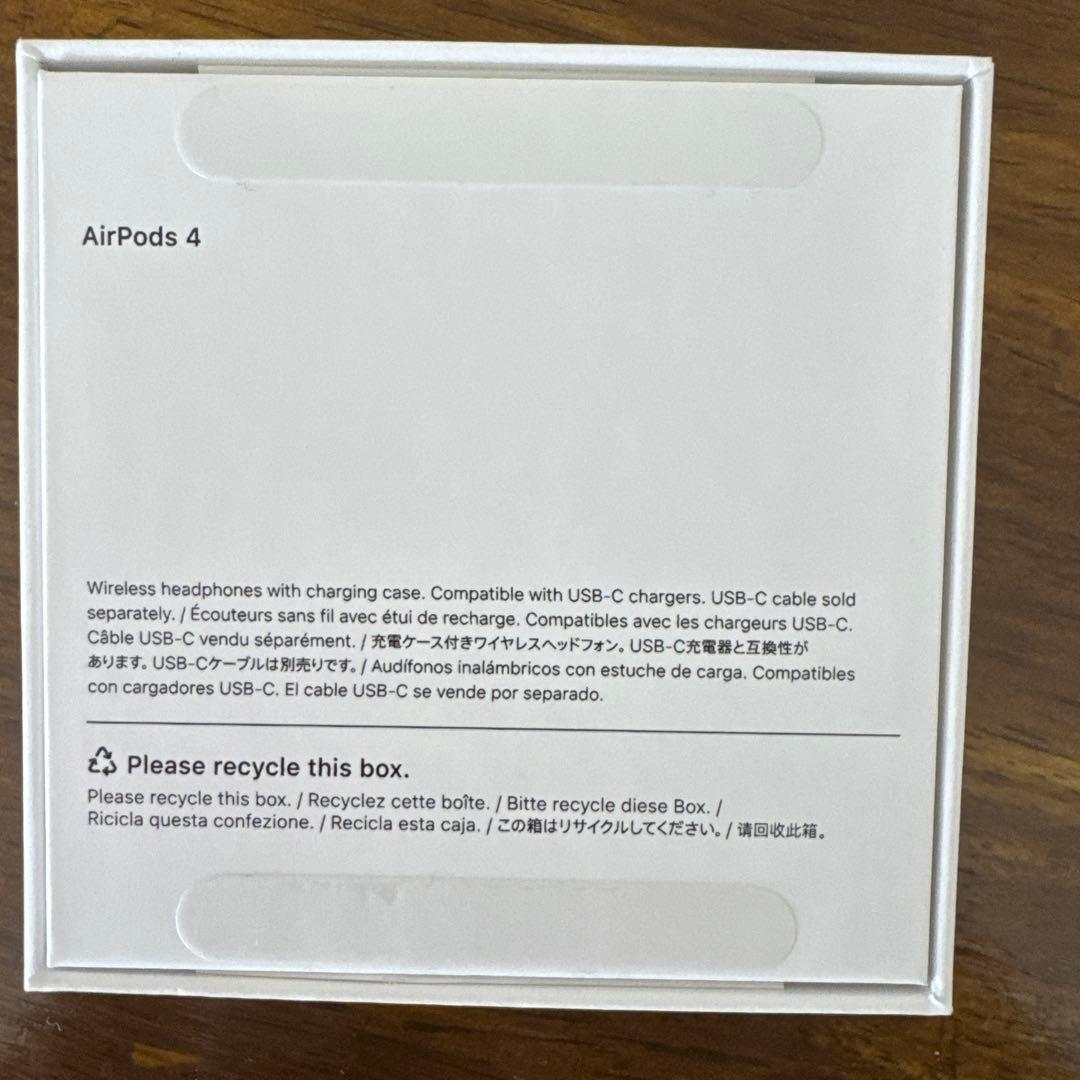 イヤホン AirPods4