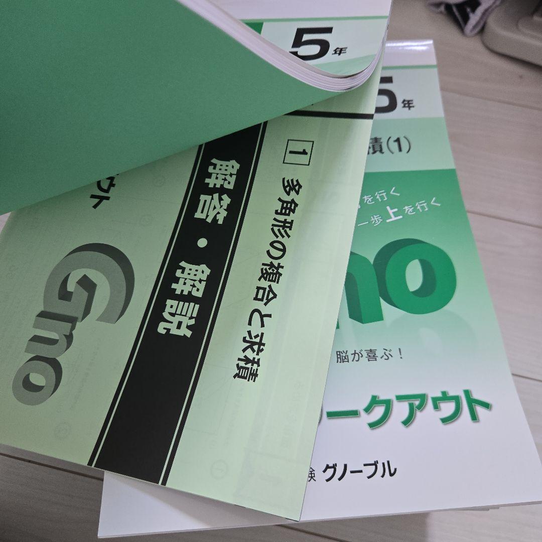 グノーブル　Gno 脳ワークアウト 5年 算数1~30