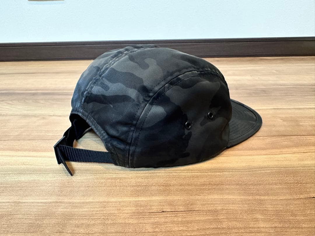 Supreme ブラック迷彩 キャップ