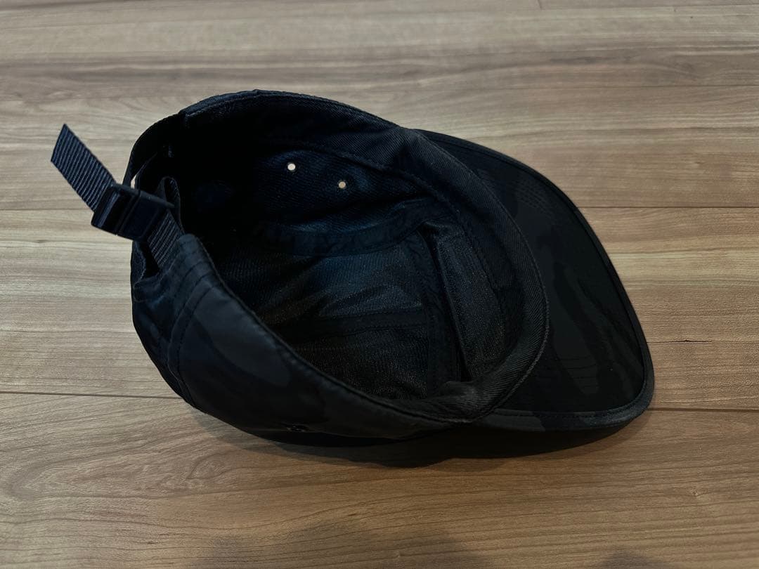 Supreme ブラック迷彩 キャップ