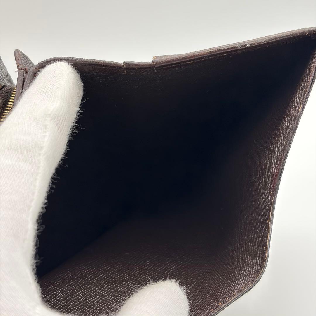 ルイ ヴィトン ダミエ ポルト モネ ビエ トレゾール 折り財布 コンパクト