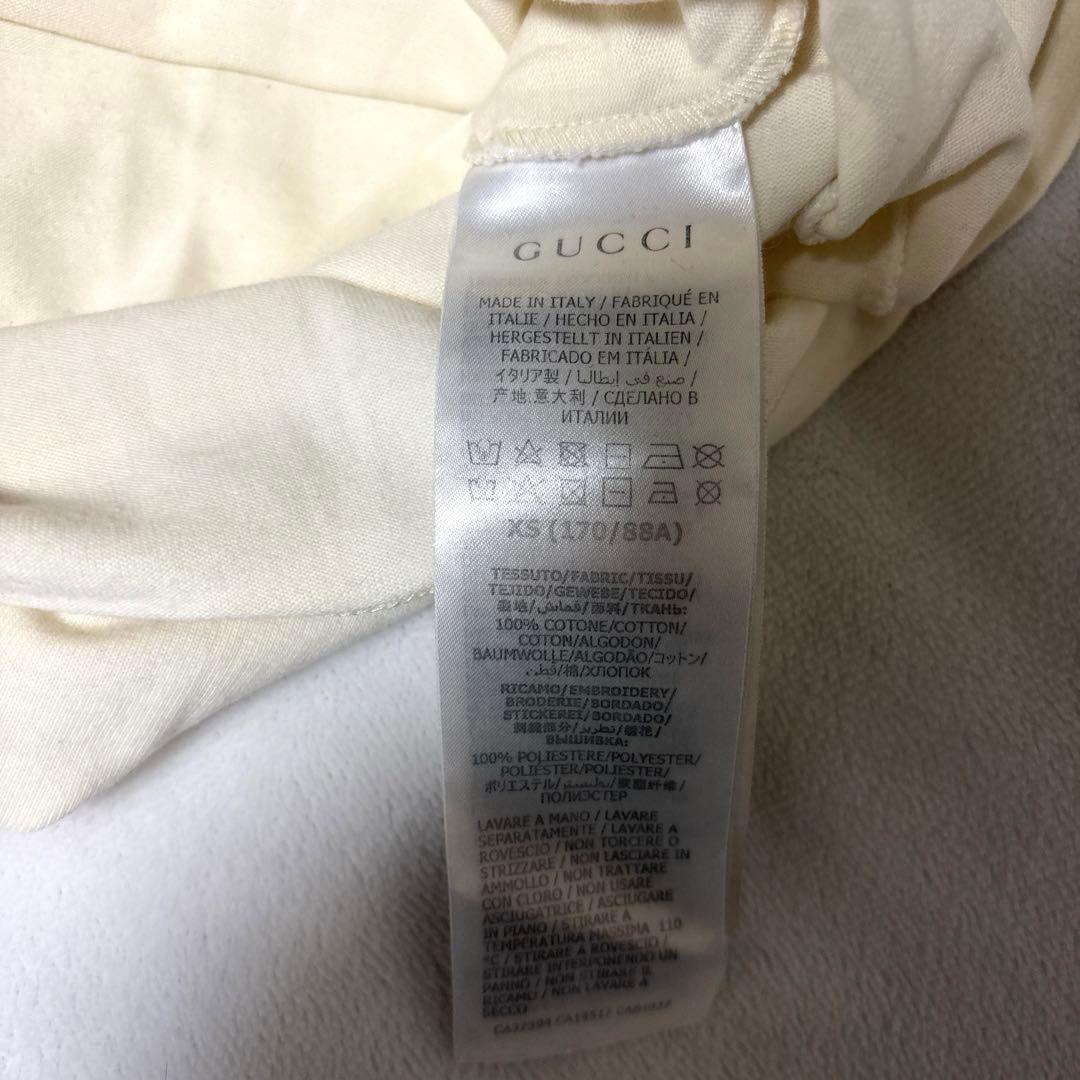 GUCCI Tシャツ　テニスロゴ刺繍