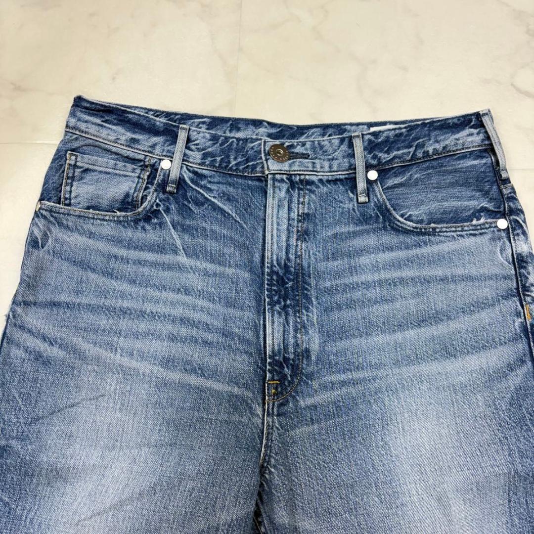 アッパーハイツ　THE RASCAL 26 デニムパンツ　クロップド丈　ブルー